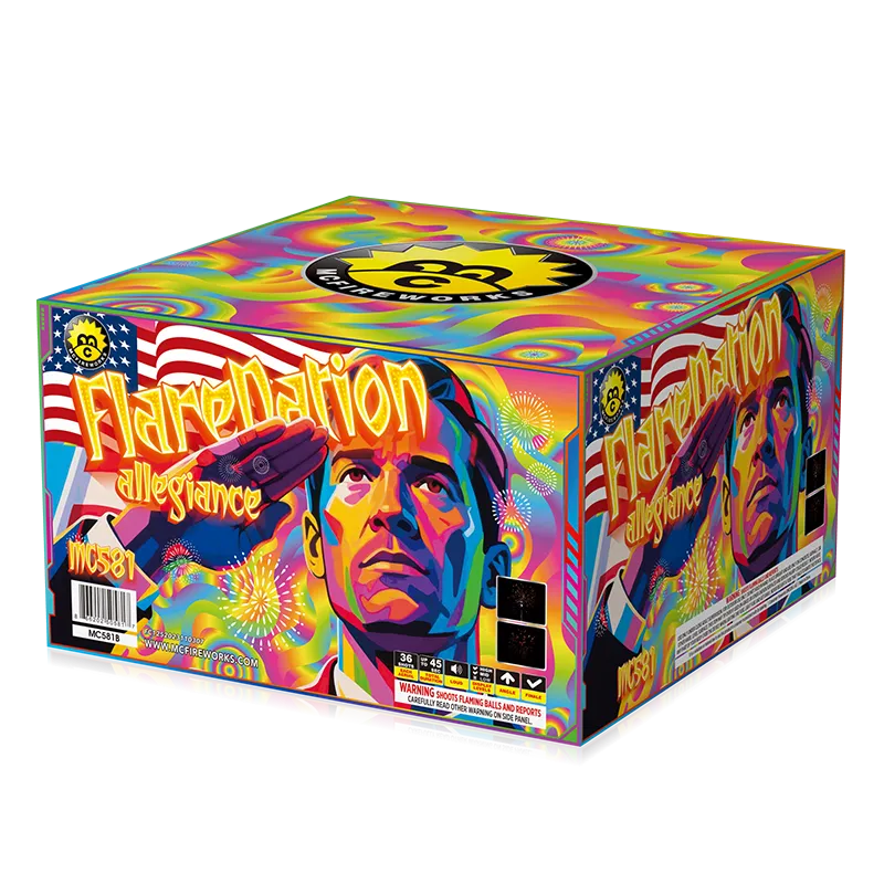 Flarenation Allegiance 36 발사 500g 케이크 구색 MC581B
