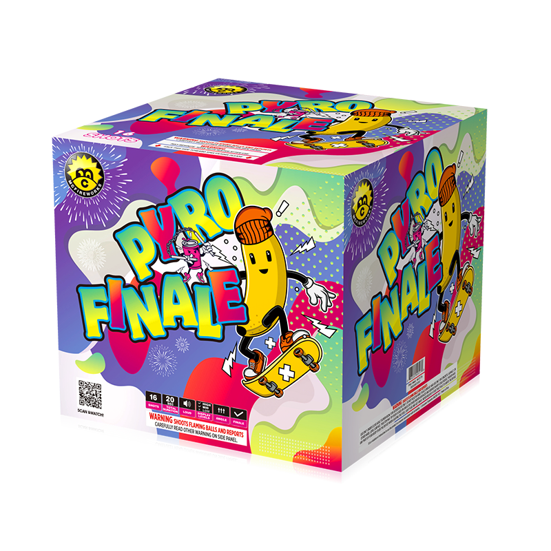 파이로 피날레 16 발사 500g 케이크 구색 MC517
