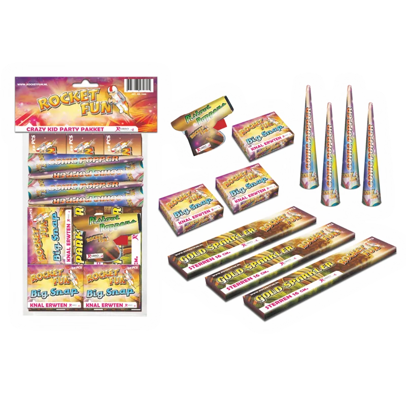 Crazy Kid Party Pack Ostortment F1 MC1505