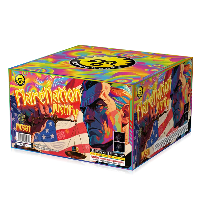 Flarenation은 36 발의 500g 케이크 구색 MC581A를 정당화합니다