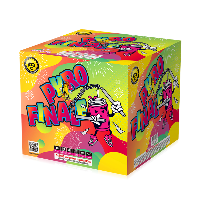 파이로 피날레 16 발사 500g 케이크 구색 MC517